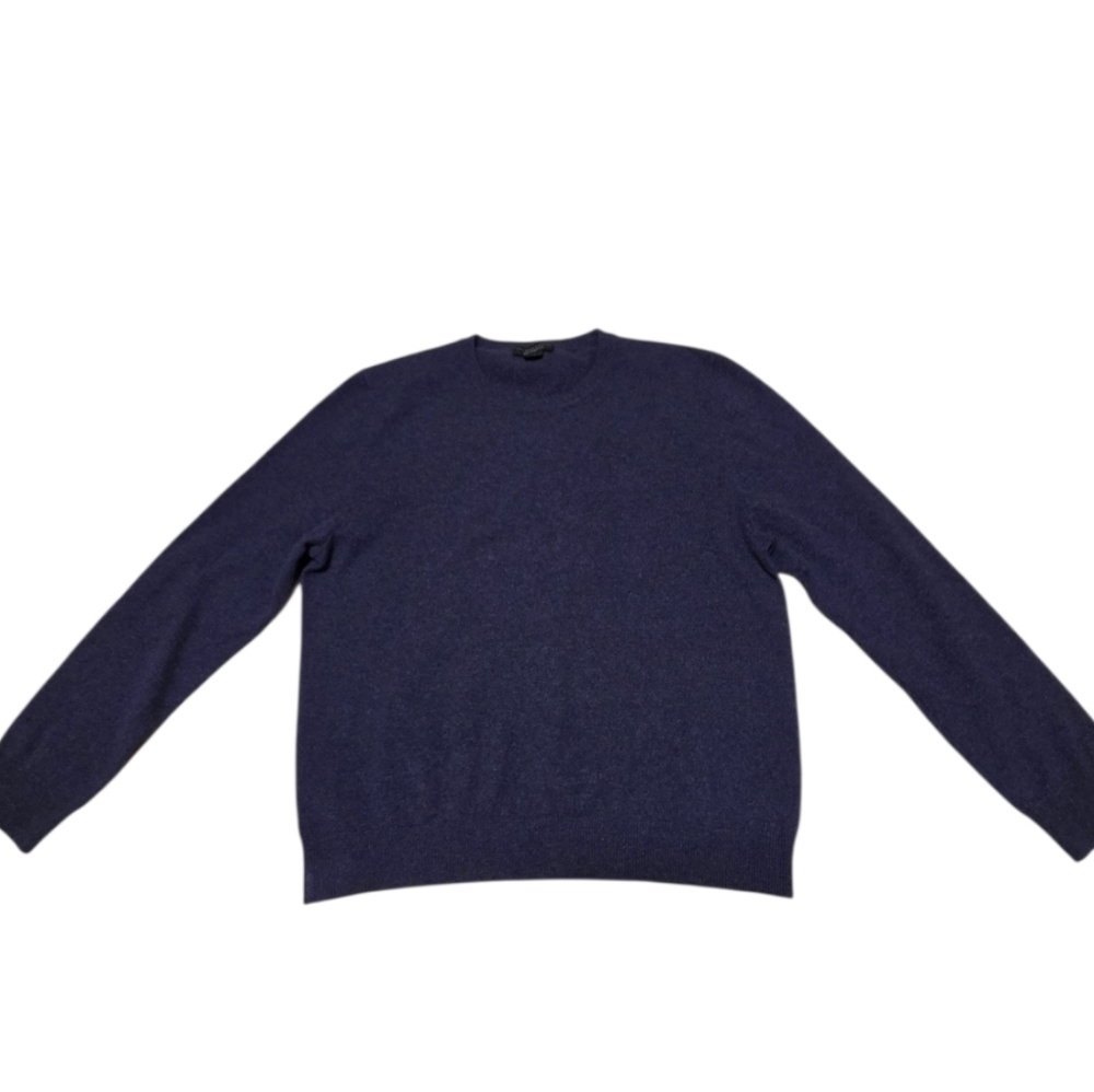 The Men's Store Bloomingdale's Purple 100% Cashmere Crew Neck Sweater